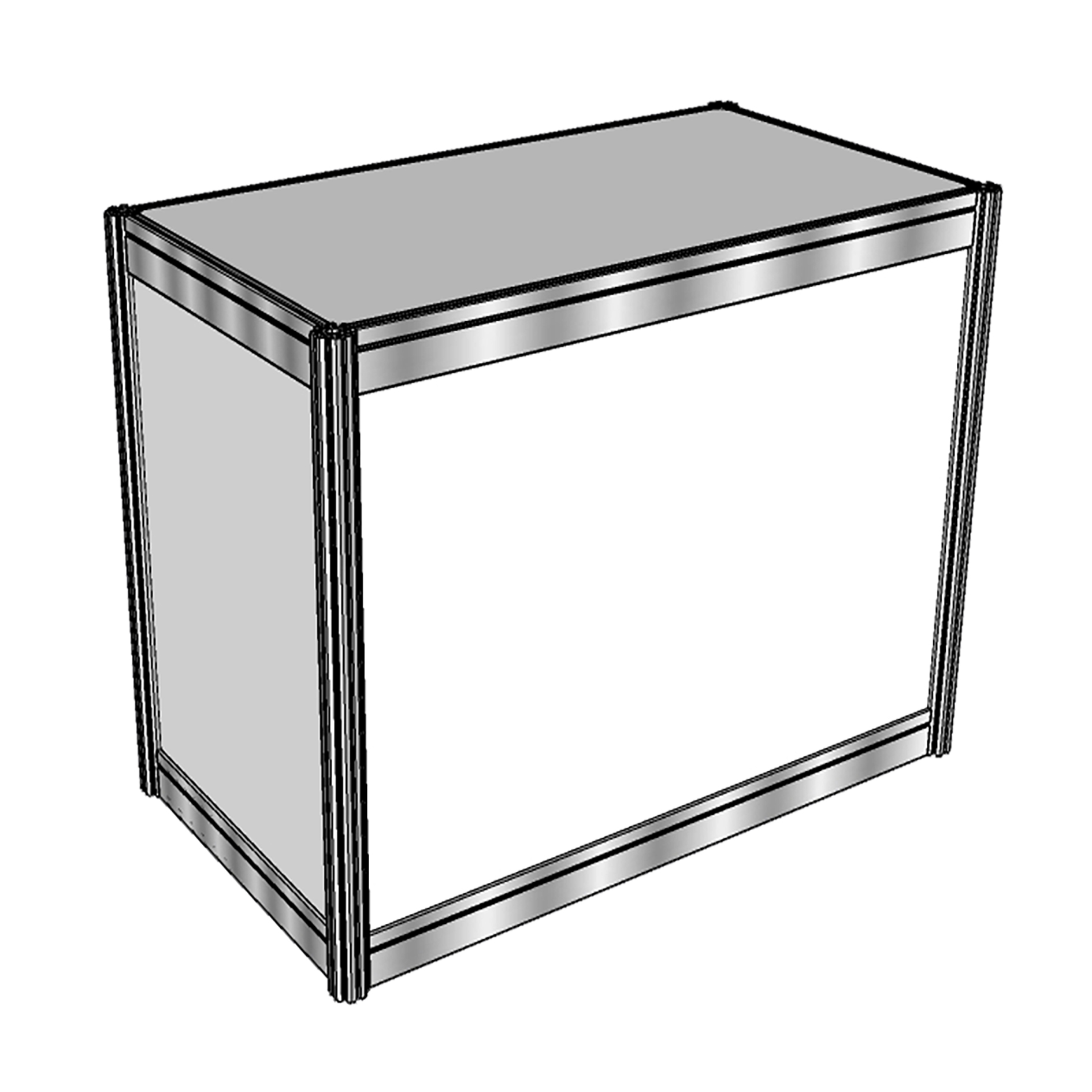 เคาน์เตอร์ ขนาด 100x75x50 cm